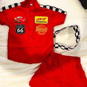 Disney Cars Race Car theme 1st birthday outfit